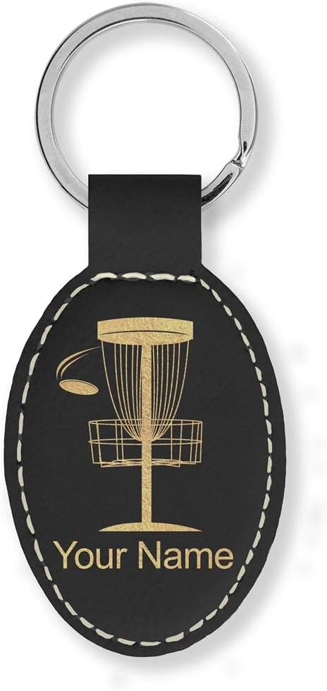 Personalized Oval Keychain - Laser Engraved