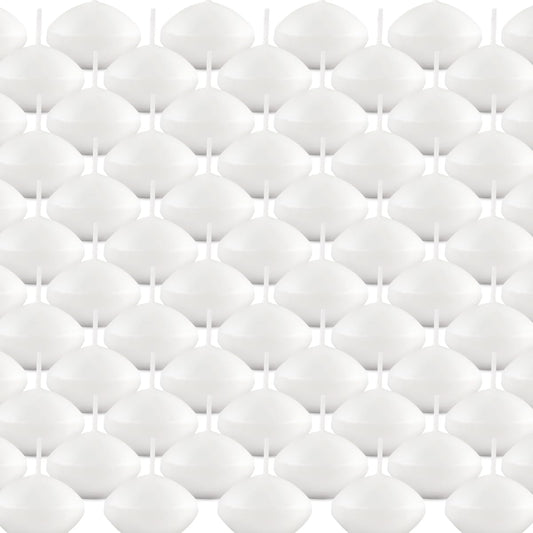 Unscented Floating Candles Set of 72 for Weddings and Parties