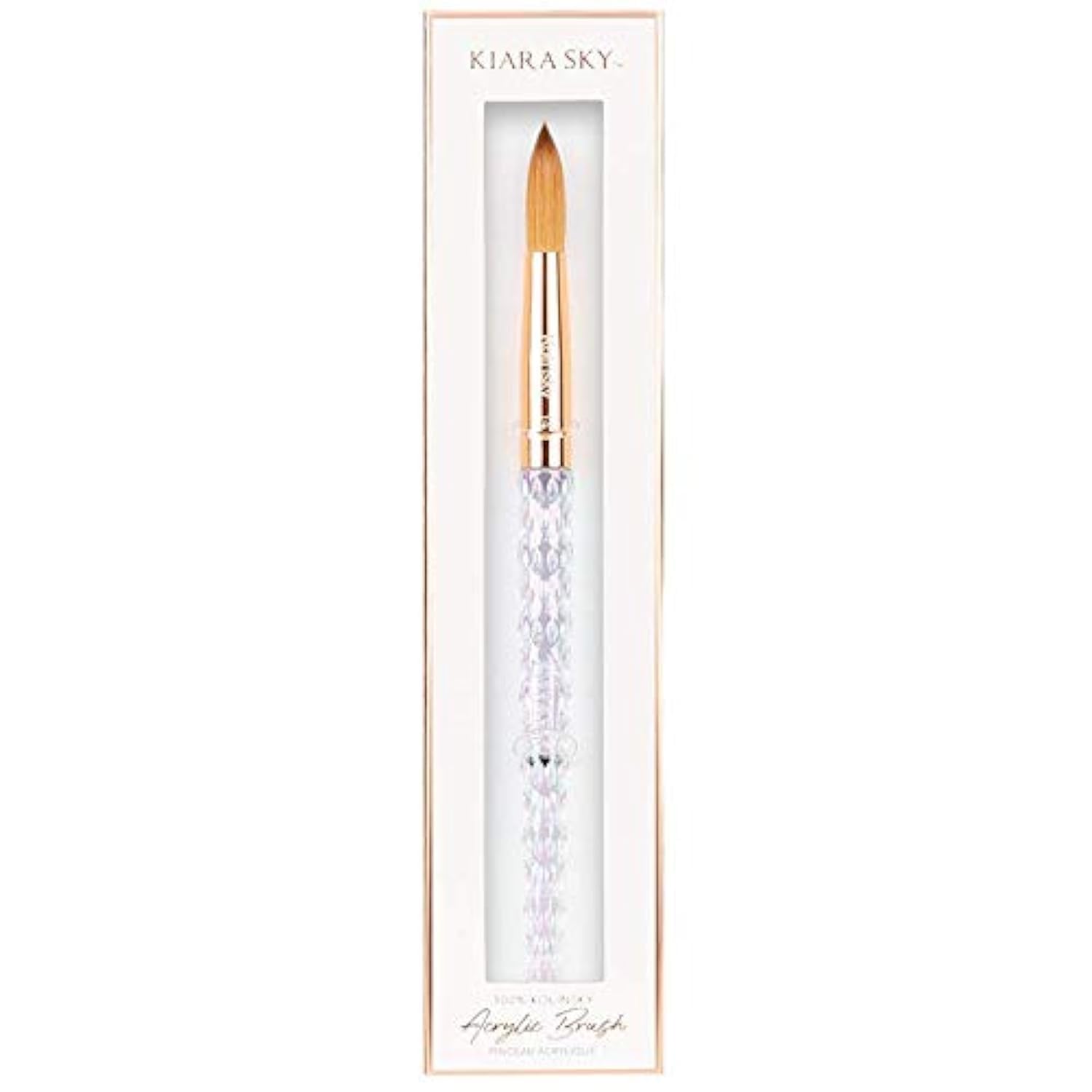 Kiara Sky Acrylic Brush #14 - 100% Pure Kolinsky Quality Tool