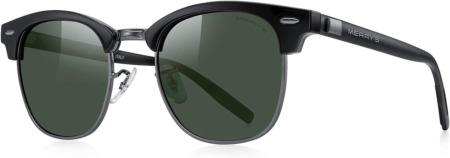MERRY'S Polarized Aluminum Sunglasses - Retro Driving Style!