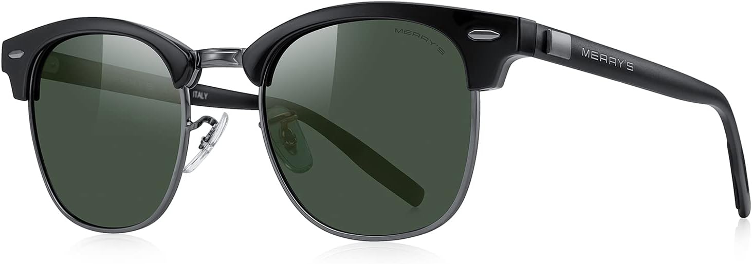 MERRY'S Polarized Aluminum Sunglasses - Retro Driving Style!