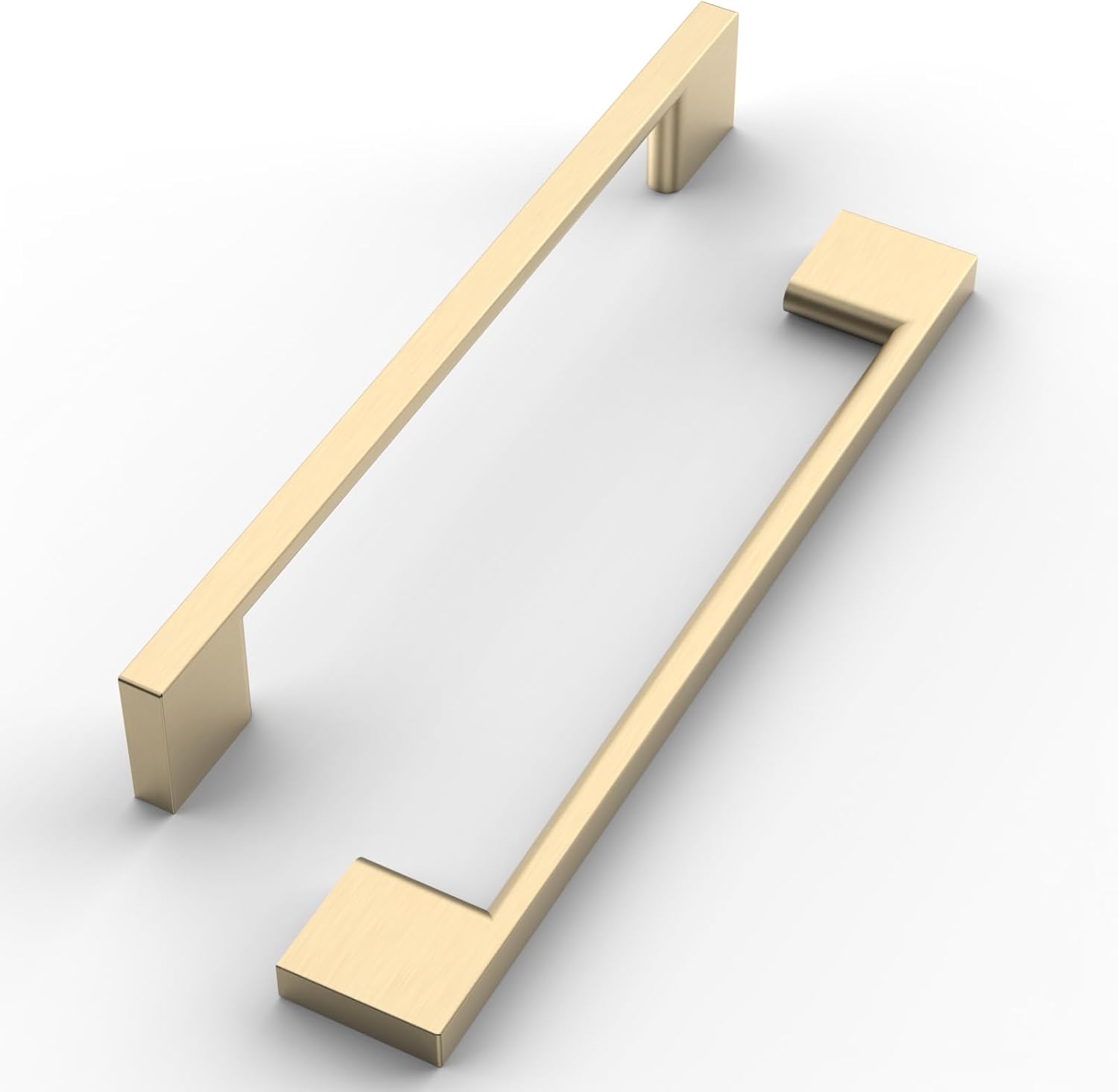 Stylish 6.3 Inch Brushed Brass Cabinet Pulls for Your Home
