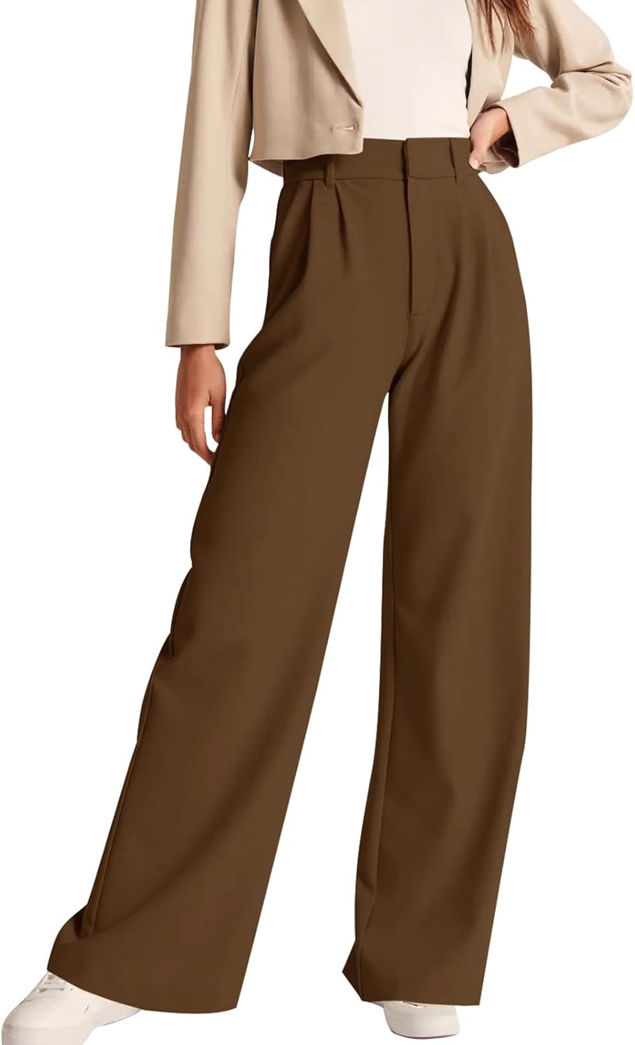 NIMIN High Waisted Work Pants for Women - Business Casual Style