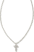Modern Kendra Scott Crystal Letter Pendant Necklace for Women