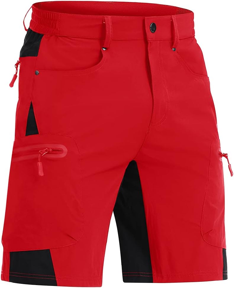 CRYSULLY Men's Hiking Cargo Shorts Lightweight Quick Dry Style