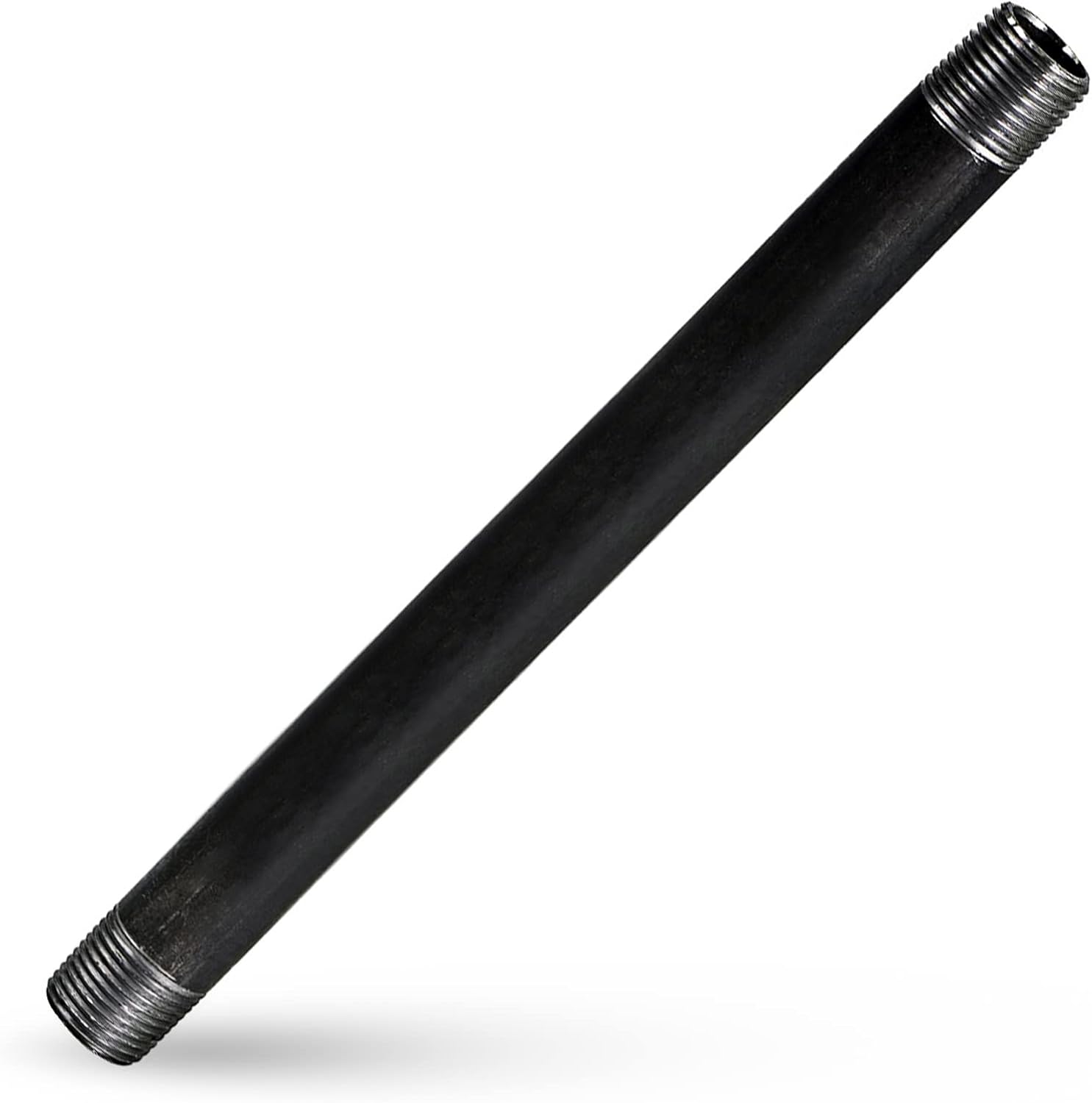 Supply Giant 60 Inch Long Pre-Cut Black Steel Pipe for Durability