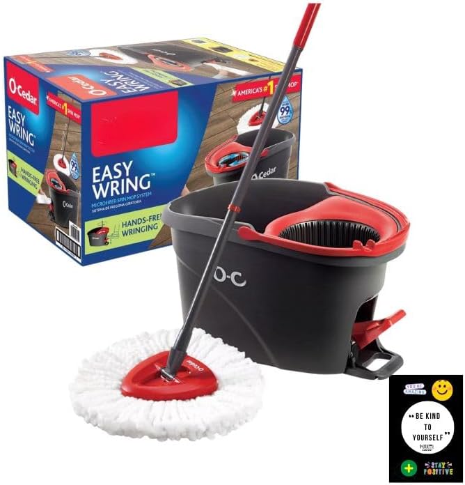 Effortless Cleaning with O-Cedar Spin Mop Set