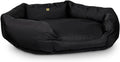 K9 Ballistics Tough Ripstop Oval Bolster Dog Bed - Durable Calming Den