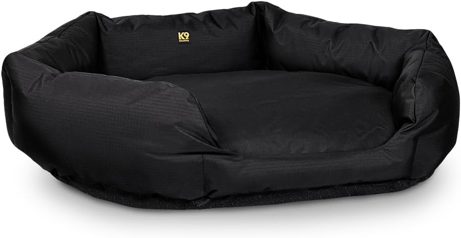 K9 Ballistics Tough Ripstop Oval Bolster Dog Bed for Comfort