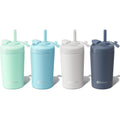 Fimibuke Kids & Toddler Cups 10 OZ Spill Proof Straw Cups - Leak-Proof