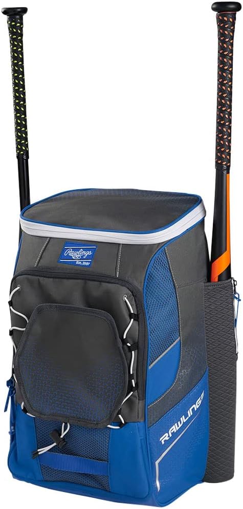 Rawlings IMPULSE Backpack Equipment Bag for Baseball and Softball