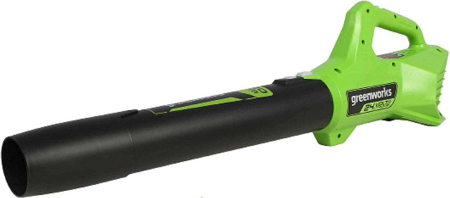 Greenworks 24V Cordless Axial Leaf Blower for Powerful Cleanup
