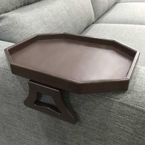 Xchouxer Armrest Tray Table - Spacious Holder for Drinks & Snacks