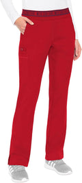Med Couture Women's Yoga Pull-On Pant with 7 Pockets (Style QJSP)