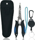 Stainless Steel Fishing Pliers - Compact Corrosion-Resistant Multitool