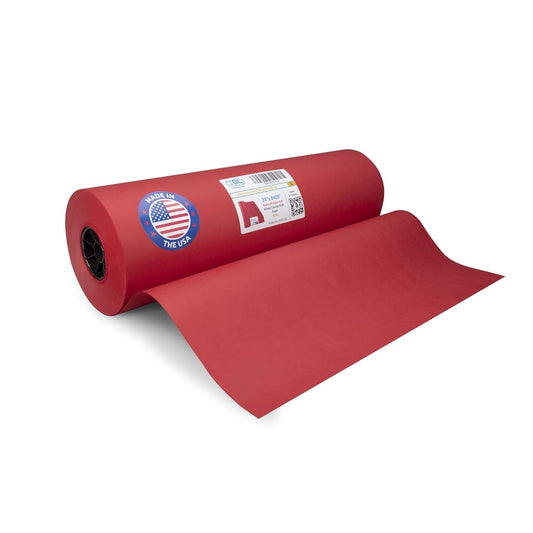 Red Kraft Paper Roll 24in x 700ft - Eco-Friendly Packing Solution