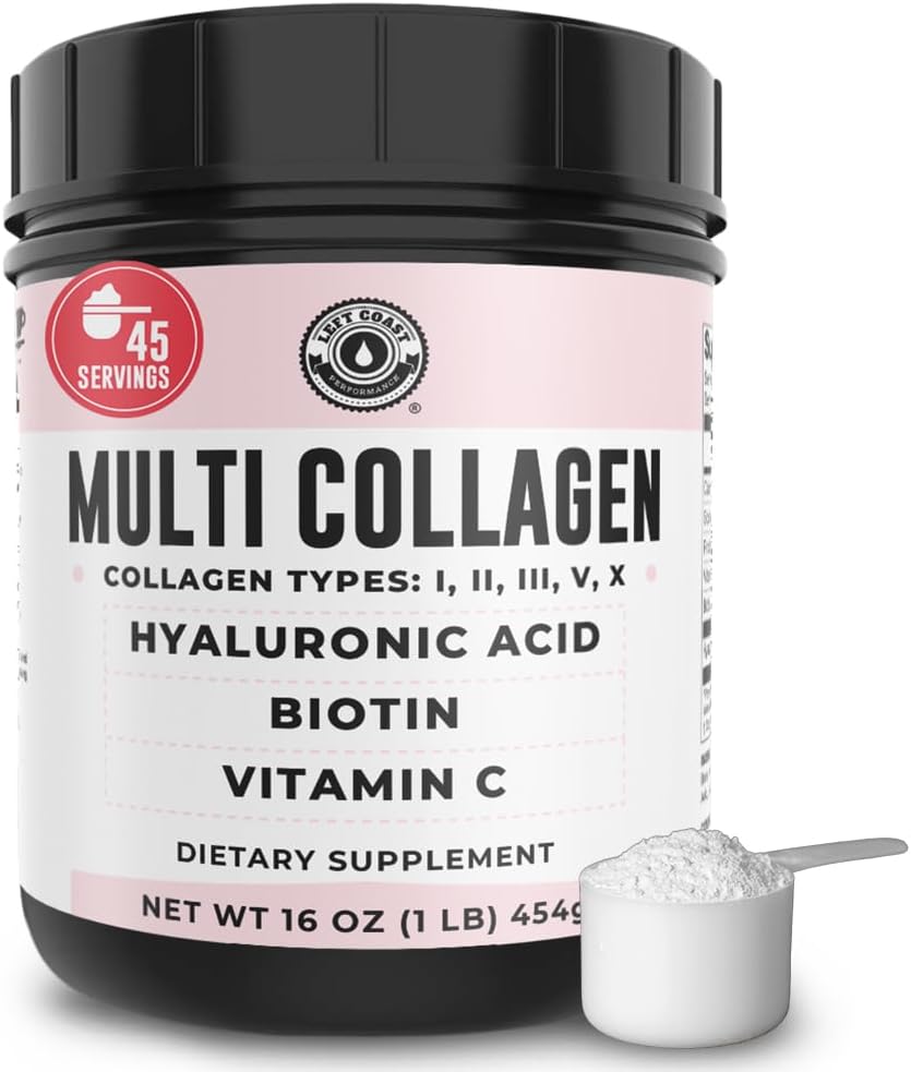Multi Collagen Peptides Powder for Skin, Hair, and Joints Health