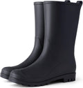 Mid Calf Rain Boots for Women - Waterproof Slip-On Garden Boots