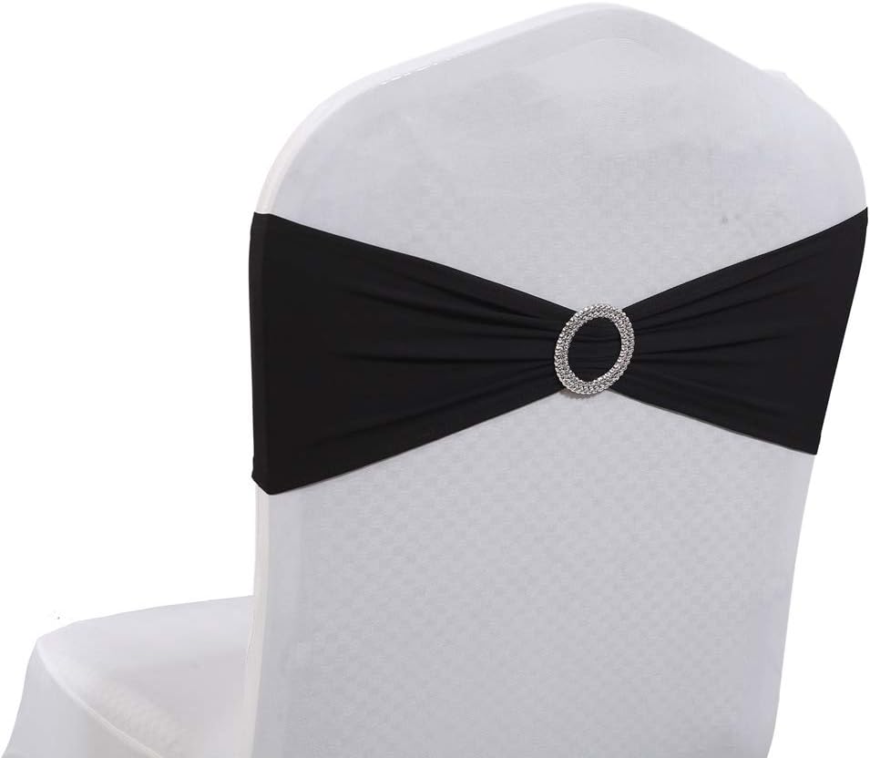 MDS Pack of 50 Premium Stretch Chair Sashes for Events