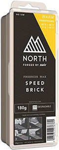 Swix North Speed Brick Warm Spring Freeride Wax 180g - Smooth Slush