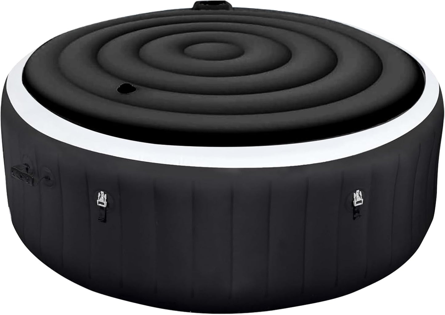 Inflatable Hot Tub Cover - 4.5FT, Anti Air Leakage, Black