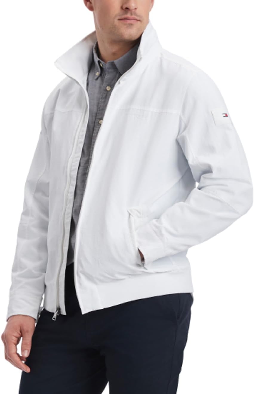 Tommy Hilfiger Men's Seated Fit Regatta Jacket for All Weather