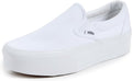 Vans Unisex-Adult Classic Slip on - Canvas Platform Comfort