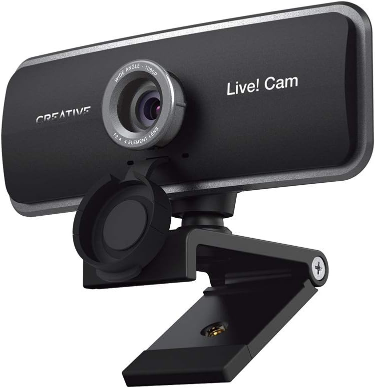 Creative Live! Cam Sync 1080p Webcam for High-Quality Video Calls