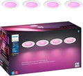 Philips Hue Smart Recessed 5/6 in LED Downlight 4-Pack - Color