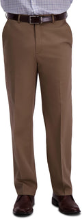 Haggar Premium No Iron Khaki Classic Fit Pant - Ready-to-Wear Comfort