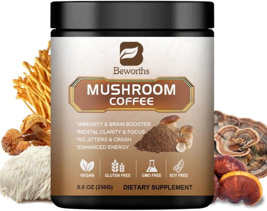 250g Mushroom Coffee Blend - Energy Boost