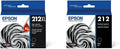 EPSON 212 Claria Ink Black Cartridge Bundle - Reliable Black Prints