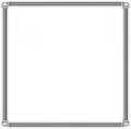 Grow Tent Mounting Bars 4x4ft - Heavy-Duty Support for Accessories