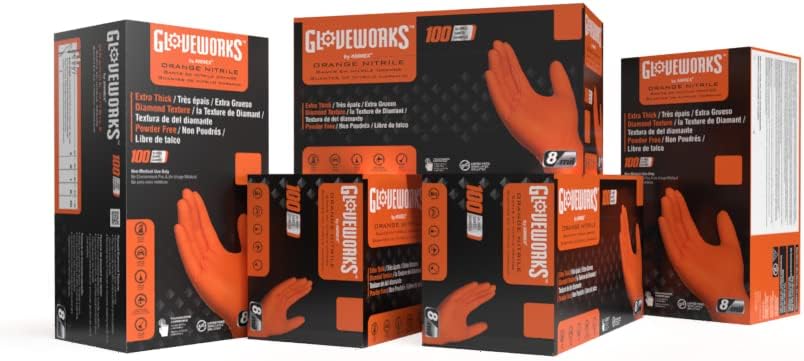 Heavy-Duty Nitrile Gloves for Mechanics and Food Prep Tasks