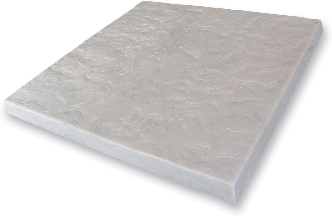 Emsco Group Flat Rock Rain Barrel Paver Patio Pad 24x24 Natural Gray