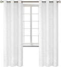 Kids Blackout Curtains for Bedroom - Silver Star Print Room Darkening