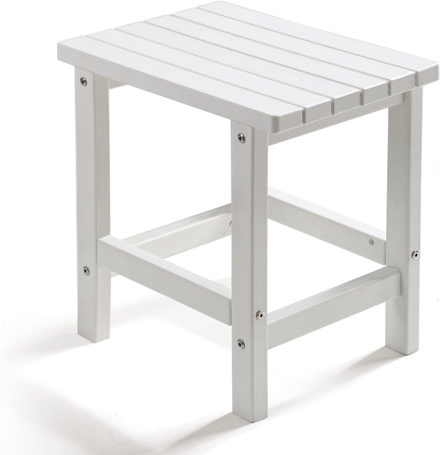 PASAMIC Adirondack Square Side Table for Outdoor and Indoor Use