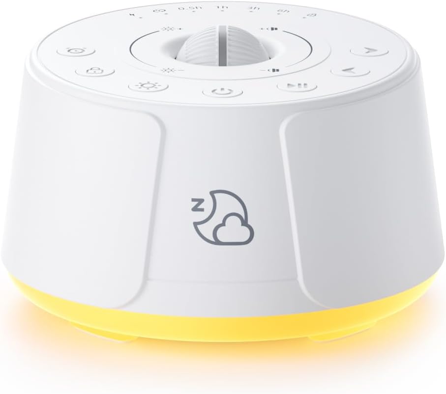 LEICEX White Noise Machine - 30 Soothing Sounds, 10 Colors Night Light