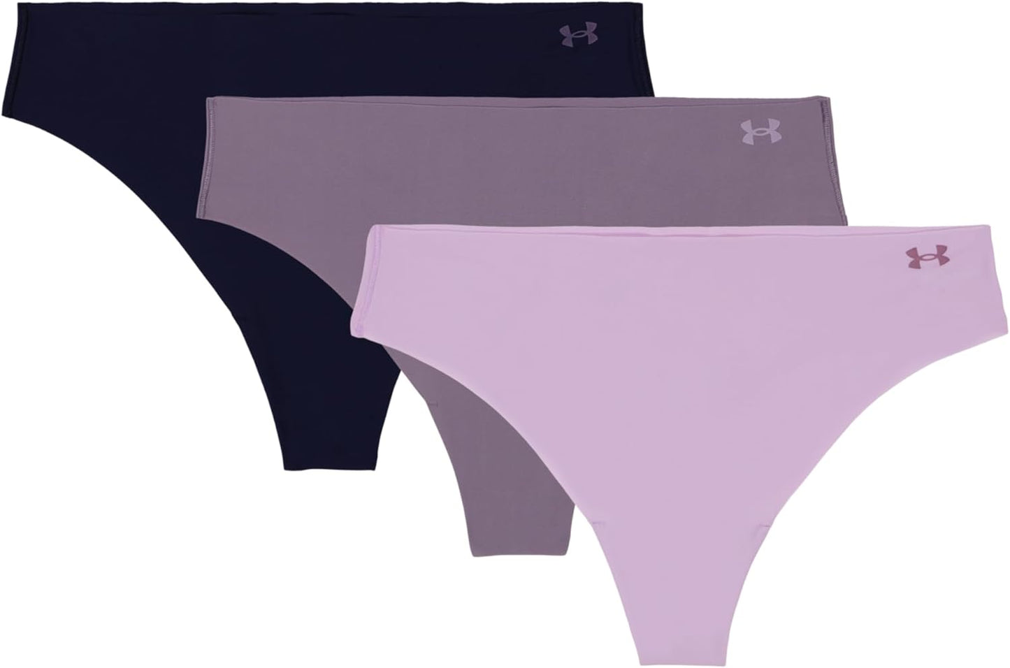 Under Armour Women's 3-pack Pure Stretch No Show Thong Underwear