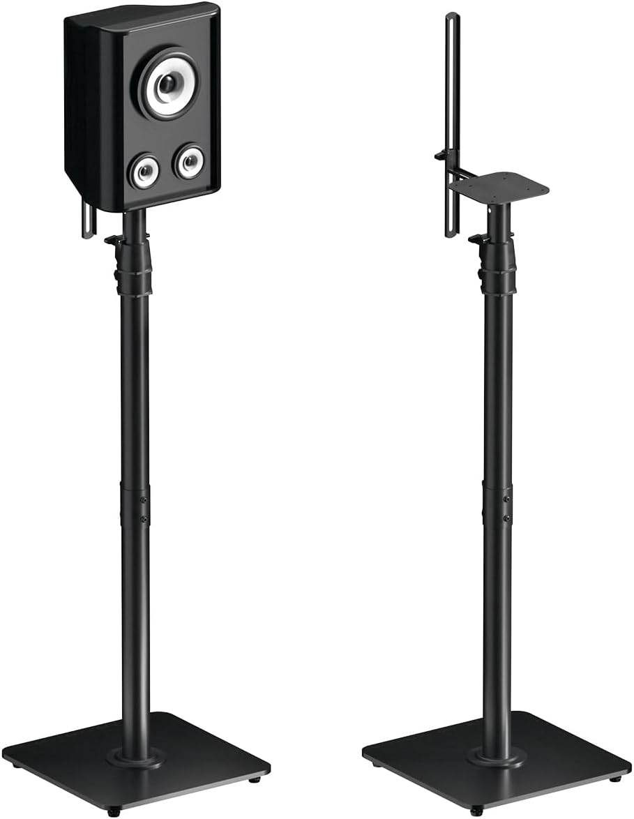 Height Adjustable Speaker Stands for Universal Satellite Speakers