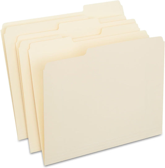Staples File Folders for Organizing Documents at Home or Office