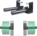Olympic Weight Plates Holder for 2x2 & 3x3 Power Racks - Space Saving