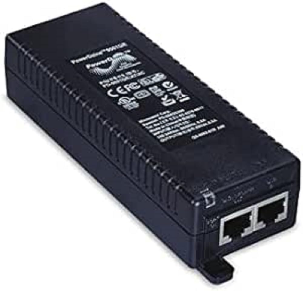 Microsemi PD-9001GR/AT Gigabit Ethernet 55V Power Injector