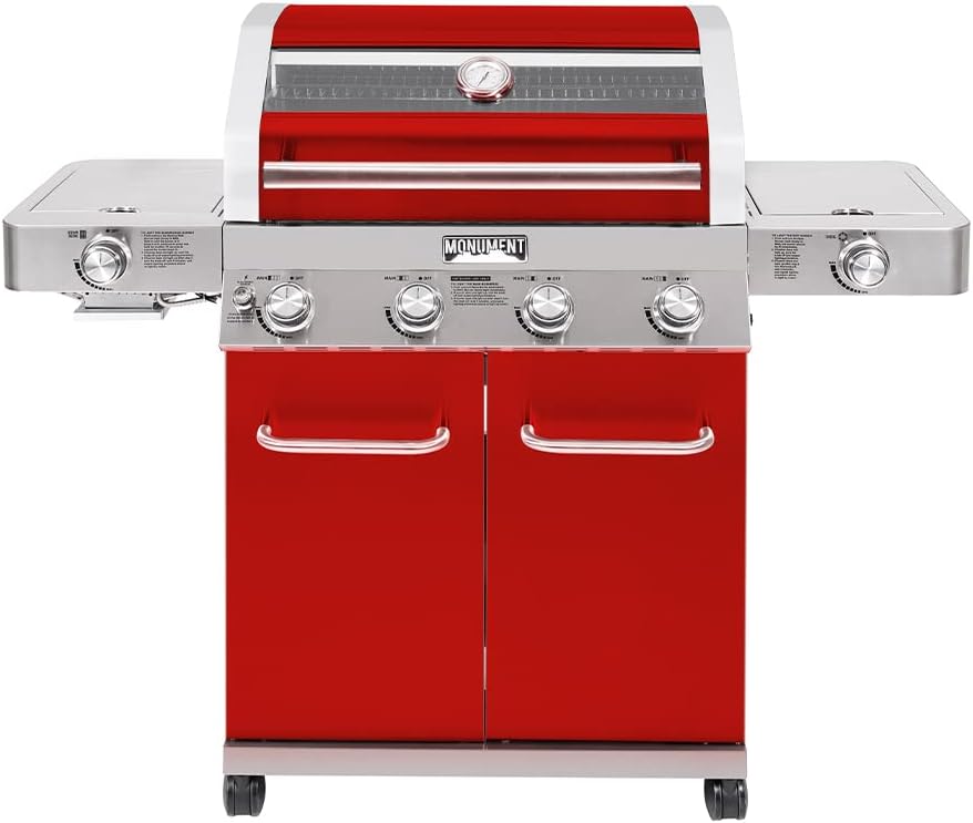 Monument Grills 4-Burner Propane Gas Grill with Infrared Sear