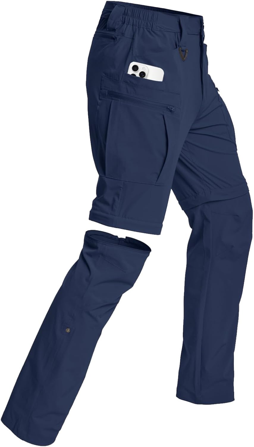 NAVEKULL Men's Convertible Hiking Pants for Outdoor Adventures
