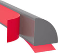 Flexible Quarter Round Molding Peel and Stick Trim - Durable Bathtub