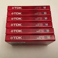 TDK Superior Normal Bias D90 blank cassette tapes (Pack of 6)