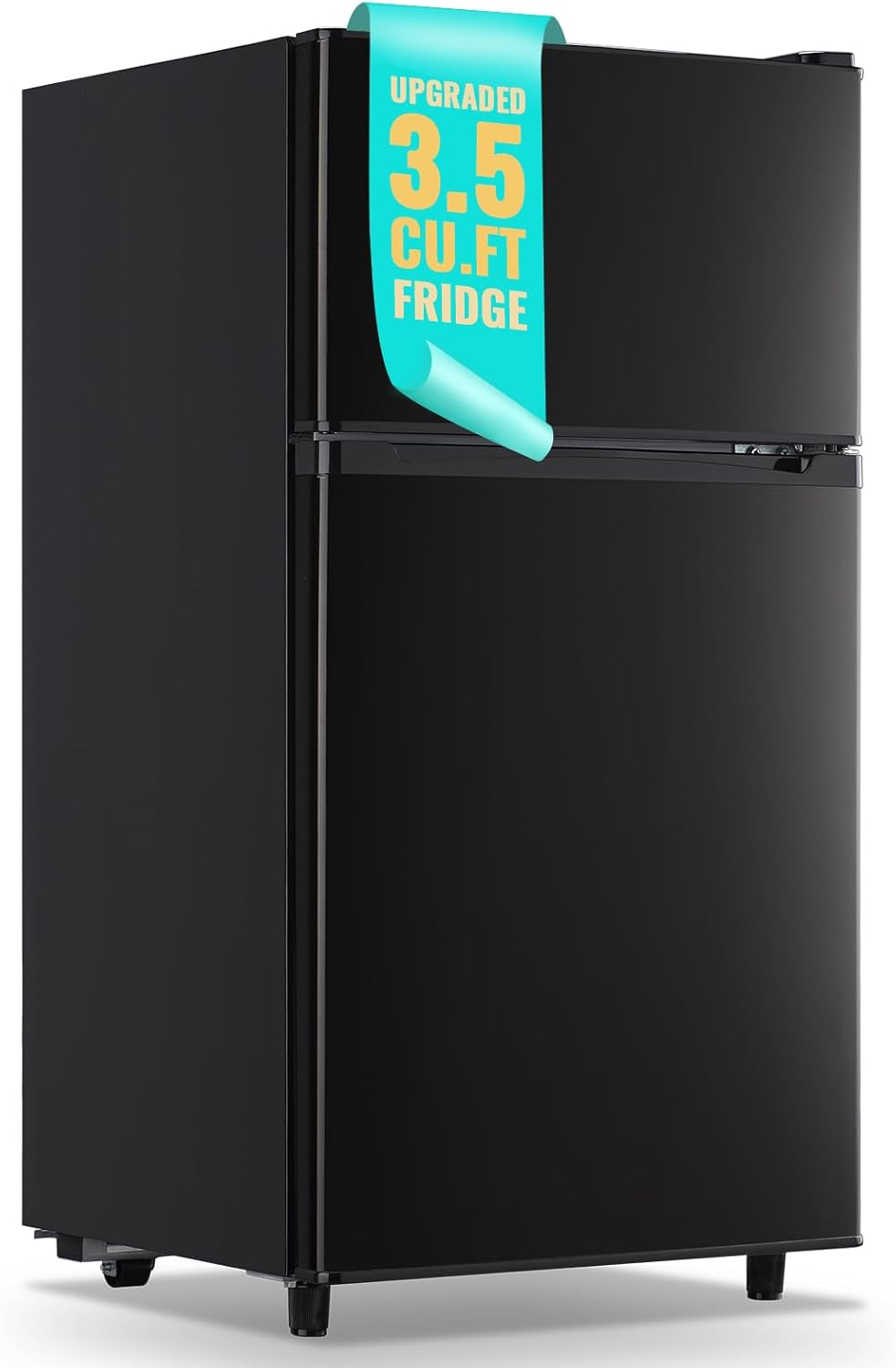 WANAI Small Refrigerator with Freezer for Dorm Room and Office