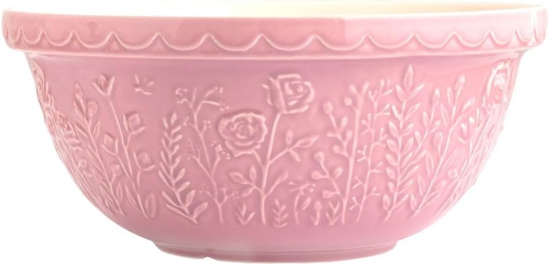 Mason Cash In The Meadow 4.25 Qt Mixing Bowl in Soft Pink