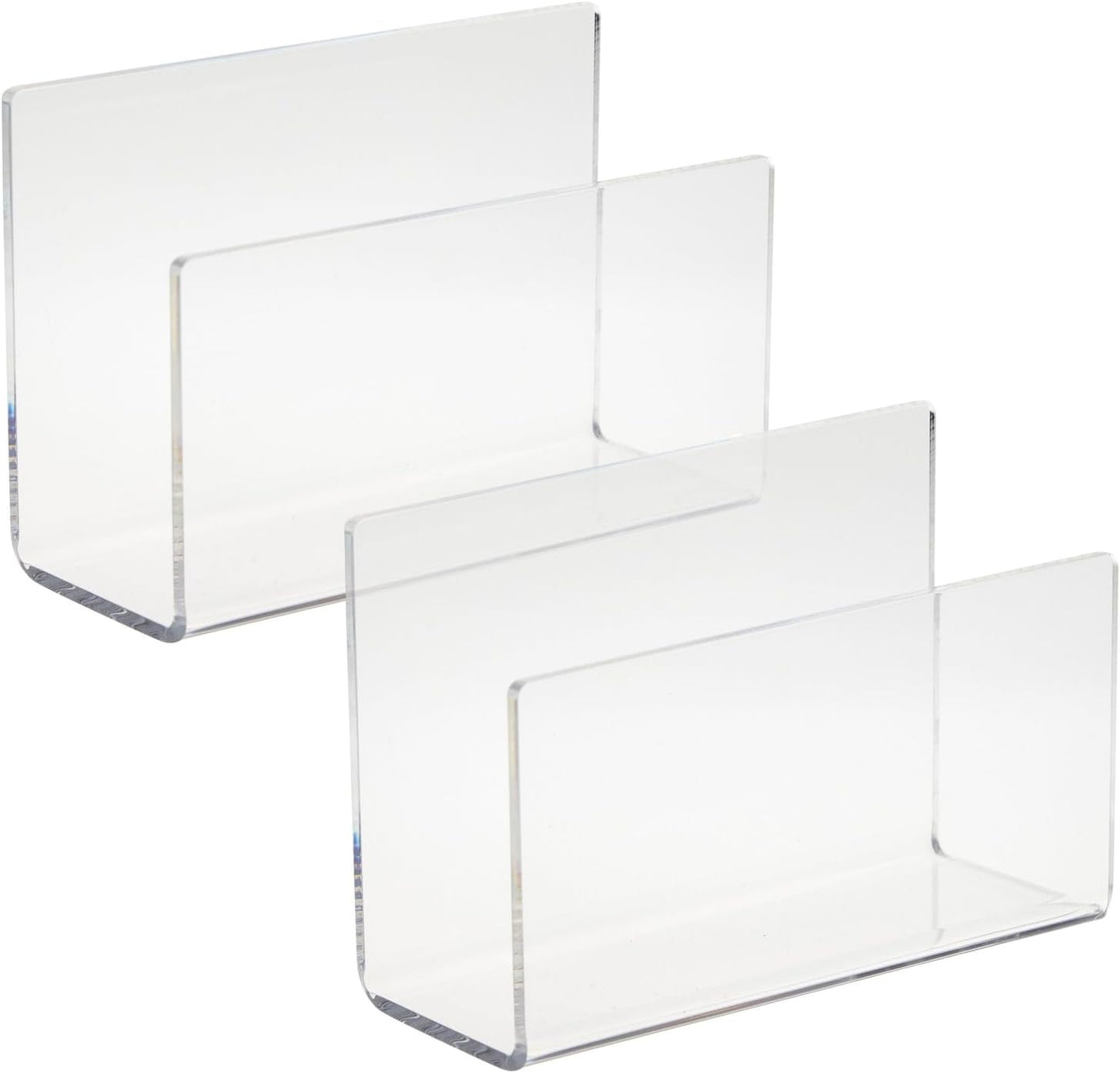 Organize in Style: Clear Acrylic Letter Holder Duo by Juvale
